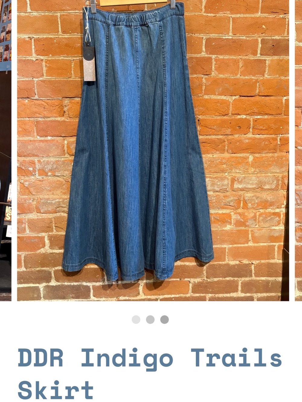Double D Ranch Indigo Trail Skirt - Picture 7 of 8
